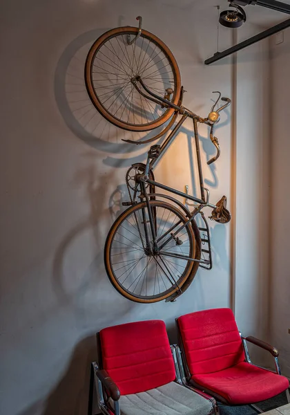 Fahrrad Dekoration Lokal Prenzlauer Berg Berlin — Stockfoto