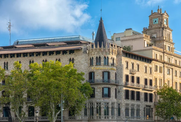 Neoklasicistní Architektura Barcelona Katalánsko Španělsko — Stock fotografie