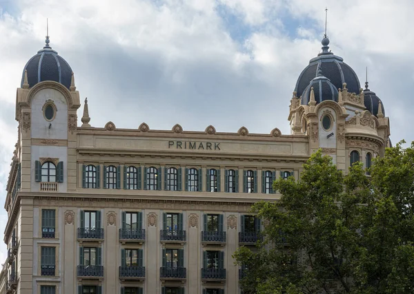 Neoklasik Mimari Barselona Katalonya Spanya — Stok fotoğraf