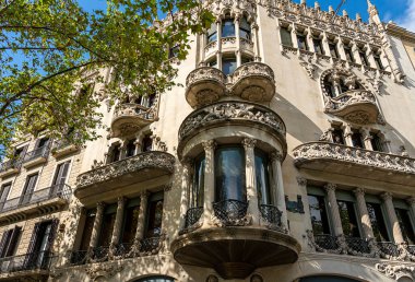Passeig de Gracia Bulvarı, Barselona, Katalonya, İspanya
