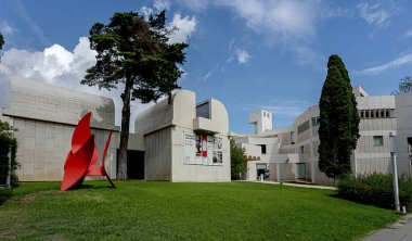 Fundacio Joan Miro, Barcelona, Katalonien, Spanien
