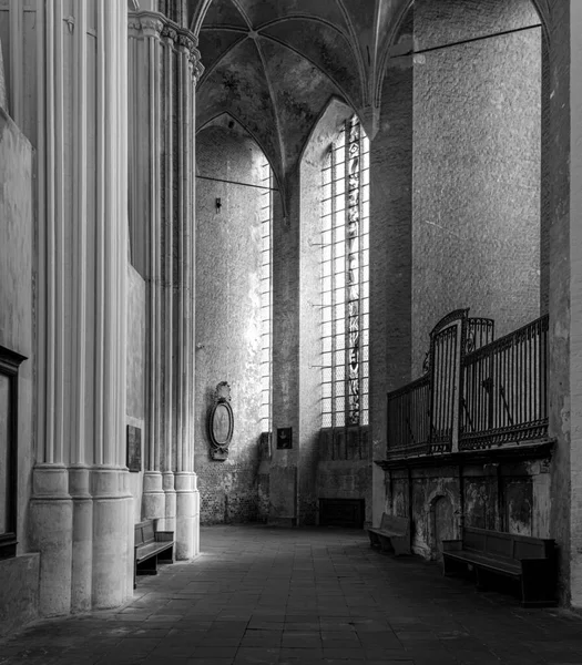 Interior Igreja Sankt Marien Stralsund Mecklemburgo Pomerânia Ocidental Alemanha — Fotografia de Stock