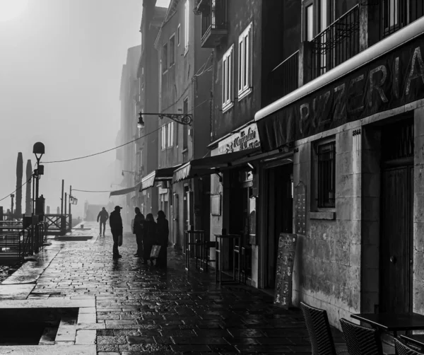 Poranna Mgła Wenecji Włochy — Zdjęcie stockowe