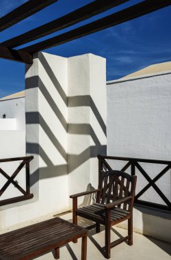 Lanzarote 'deki villalar ve evler, Kanarya Adaları, İspanya, Kasım 2022