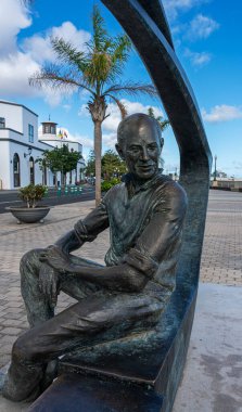 Anıt Cesar Manrique, Arrecife, Lanzarote, Kanarya Adaları, İspanya, Kasım 2022