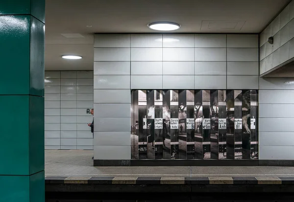 Bahnhof Anhalter Bahnhof Underground Berlin Germany — Stock Photo, Image