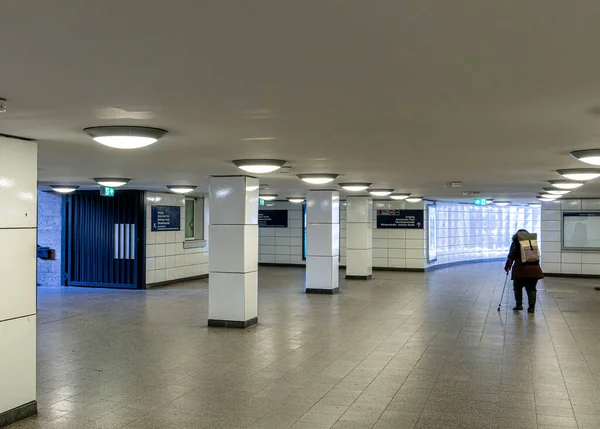 Bahnhof Anhalter Bahnhof Undergrunn Berlin Tyskland – stockfoto