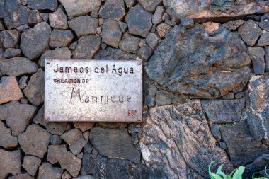 Kültür ve turizm merkezi Jameos del Agua, Cesar Manrique, Kanarya Adaları, Lanzarote, İspanya