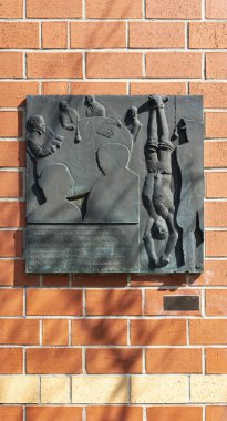 Eski Hıristiyan Gençler Derneği Berlin, Almanya 'nın evinde bronz plaket