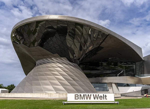 Moderne Fassade Der Bmw Welt München Bayern — Stockfoto