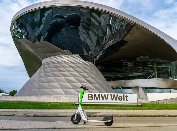 Moderne Fassade Der Bmw Welt München Bayern — Stockfoto