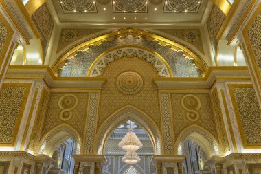 Qasr Al Watan, Başkanlık Sarayı 'nda halka açık, kapalı çekim, Abu Dabi, Birleşik Arap Emirlikleri, Asya, 2023, Aralık