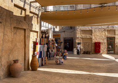 Doğu Pazarı, Tarihi Şehir Al Fahidi, Dubai, Birleşik Arap Emirlikleri, Orta Doğu, Asya