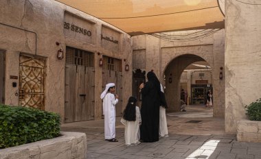 Doğu Pazarı, Tarihi Şehir Al Fahidi, Dubai, Birleşik Arap Emirlikleri, Orta Doğu, Asya