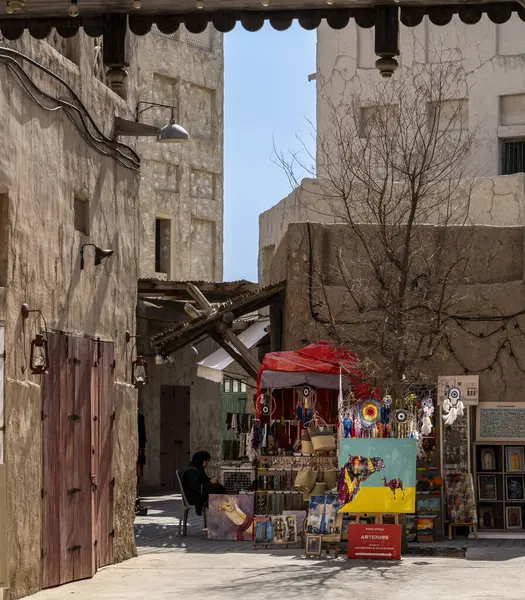 Doğu Pazarı, Tarihi Şehir Al Fahidi, Dubai, Birleşik Arap Emirlikleri, Orta Doğu, Asya