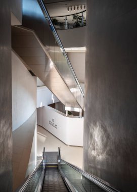 Merdiven ve iç mekan, Burj Halife, Dubai, Birleşik Arap Emirlikleri, Batı Asya