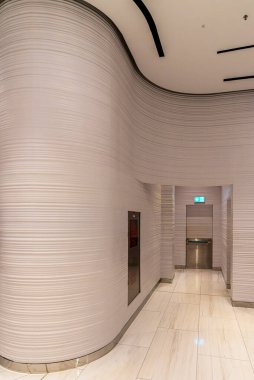 Merdiven ve iç mekan, Burj Halife, Dubai, Birleşik Arap Emirlikleri, Batı Asya