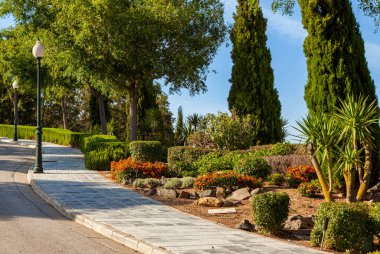 Park alanı Chiclana, Endülüs, İspanya 'da bir mezarlık.