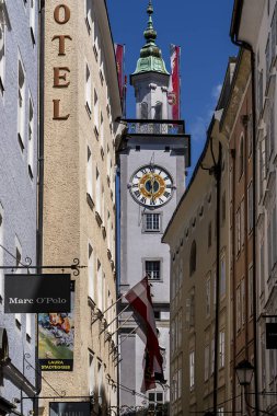 Birlik işareti, Getreidegasse, Eski Şehir Salzburg, Avusturya