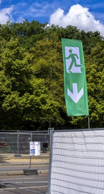 2024 Avrupa Futbol Şampiyonası 'nın oturum aralarında Brandenburg Gate, Berlin, Almanya