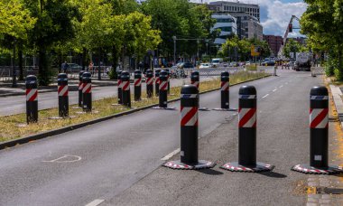 2024 Avrupa Futbol Şampiyonası 'nın oturum aralarında Brandenburg Gate, Berlin, Almanya