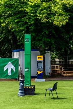 2024 Avrupa Futbol Şampiyonası 'nın oturum aralarında Brandenburg Gate, Berlin, Almanya