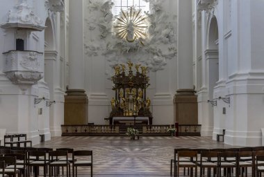 İç çekim, Collegiate Church, Salzburg, Salzburger Land, Avusturya