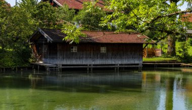 Nature and landscape around Lake Tegernsee, Bavaria, Germany clipart