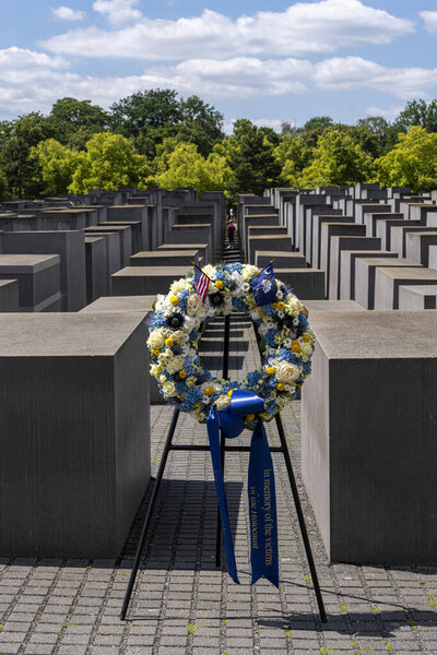 Holocaust Memorial at the Brandenburg Gate, Berlin, Germany