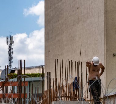 Potsdamer Platz 'da inşaat alanı, Berlin, Almanya