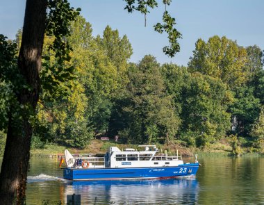 Polis botu, Mggelspree, Berlin-Kpenick, Berlin, Almanya