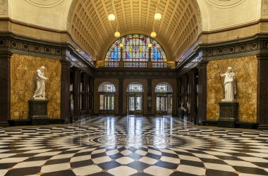 İç çekim, Kurhaus Wiesbaden 'de, Hesse, Almanya