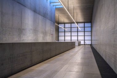 İç çekim, James Simon Galerisi Neues Müzesi girişi, Berlin, Almanya