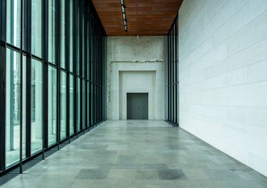 İç çekim, James Simon Galerisi Neues Müzesi girişi, Berlin, Almanya