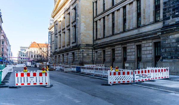 Крупнейшая строительная площадка в Гендарменхе и его окрестностях, Берлин, Германия