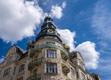 Palais des Beaux Arts, Lwengasse, Viyana, Avusturya Barok cephesi