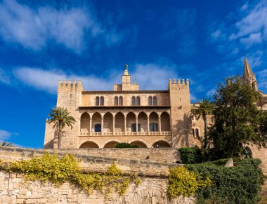Palma de Mallorca 'daki Almudaina Sarayı, Royal Palace, Mallorca, İspanya
