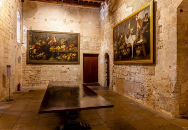 İç tasarım, Almudaina Kraliyet Sarayı, Palma de Mallorca, İspanya