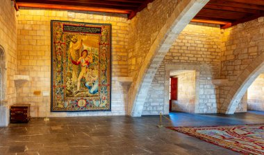 İç tasarım, Almudaina Kraliyet Sarayı, Palma de Mallorca, İspanya