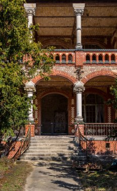 Eski tüberküloz sanatoryumu, Beelitz, Brandenburg, Almanya çevresindeki tarihi mimari