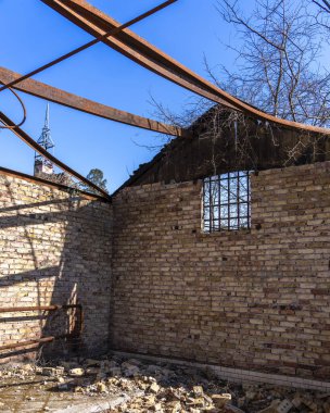 Eski tüberküloz sanatoryumu, Beelitz, Brandenburg, Almanya çevresindeki tarihi mimari