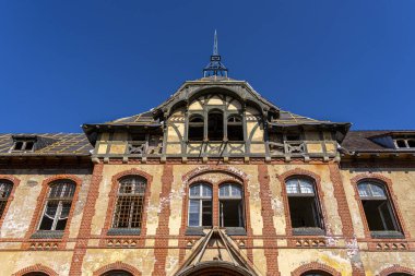 Eski tüberküloz sanatoryumu, Beelitz, Brandenburg, Almanya çevresindeki tarihi mimari