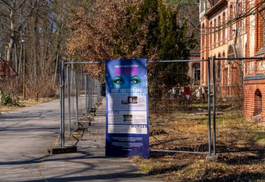 Eski tüberküloz sanatoryumu, Beelitz, Brandenburg, Almanya çevresindeki tarihi mimari