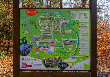 Eski tüberküloz sanatoryumu, Beelitz, Brandenburg, Almanya çevresindeki tarihi mimari