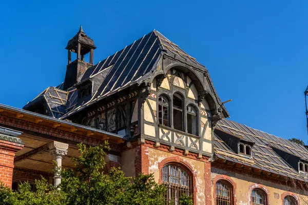 Eski tüberküloz sanatoryumu, Beelitz, Brandenburg, Almanya çevresindeki tarihi mimari