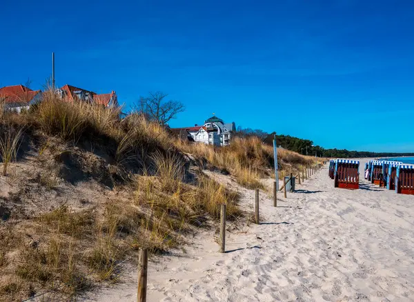 Almanya 'da Binz, Rgen, Mecklenburg-Batı Pomerania plajında