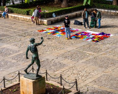 Manzaralar, mimari ve günlük şehir manzaraları, Palma de Mallorca, Balearic Adaları, İspanya