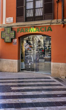 Manzaralar, mimari ve günlük şehir manzaraları, Palma de Mallorca, Balearic Adaları, İspanya