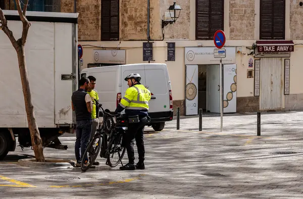 Manzaralar, mimari ve günlük şehir manzaraları, Palma de Mallorca, Balearic Adaları, İspanya