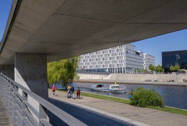 Berlin Mitte, Almanya 'da Spree' nin bankalarında mimari ve manzara